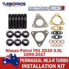 Nissan Patrol Y61 ZD30 3.0L Permaseal Turbo Installation Stud&Gasket Kit