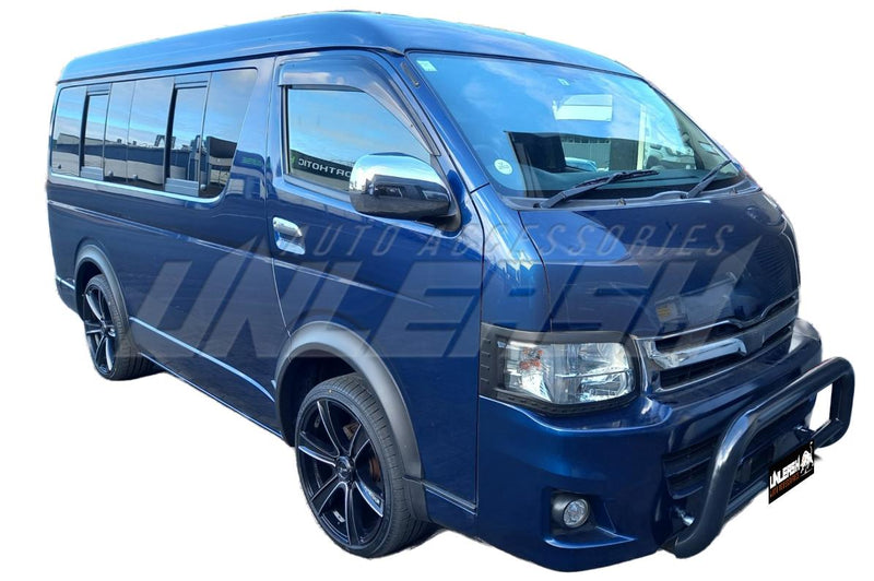 Black Headlight Cover/Surrounds for Toyota Hiace 2010-2013