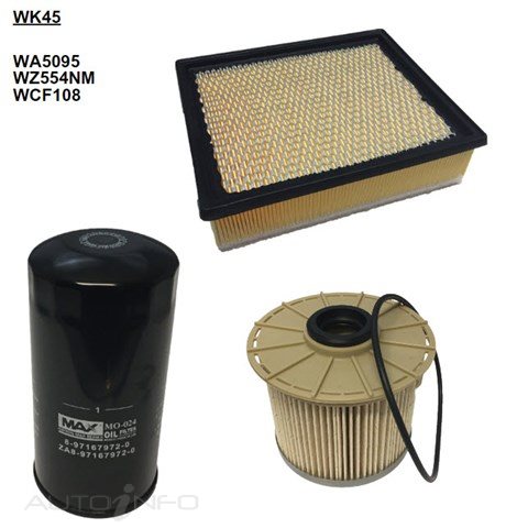 Wesfil Filter Serv Kit RSK6 Holden Isuzu Isuz - WK45