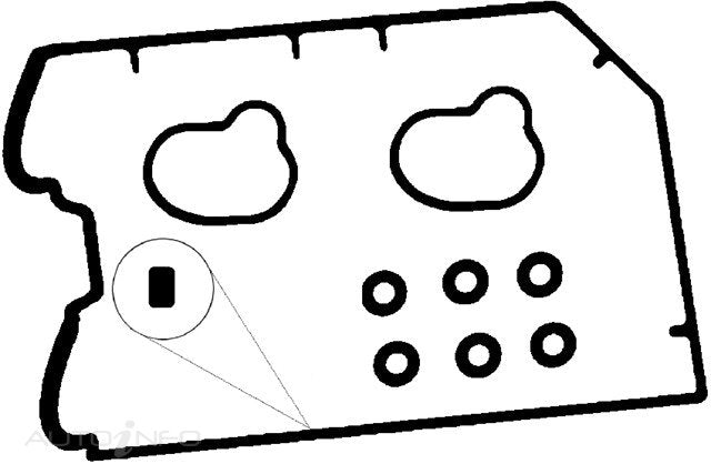 Permaseal Gasket Rocker Cover Gasket Kit RH Subaru EJ20 25 - RC3074K