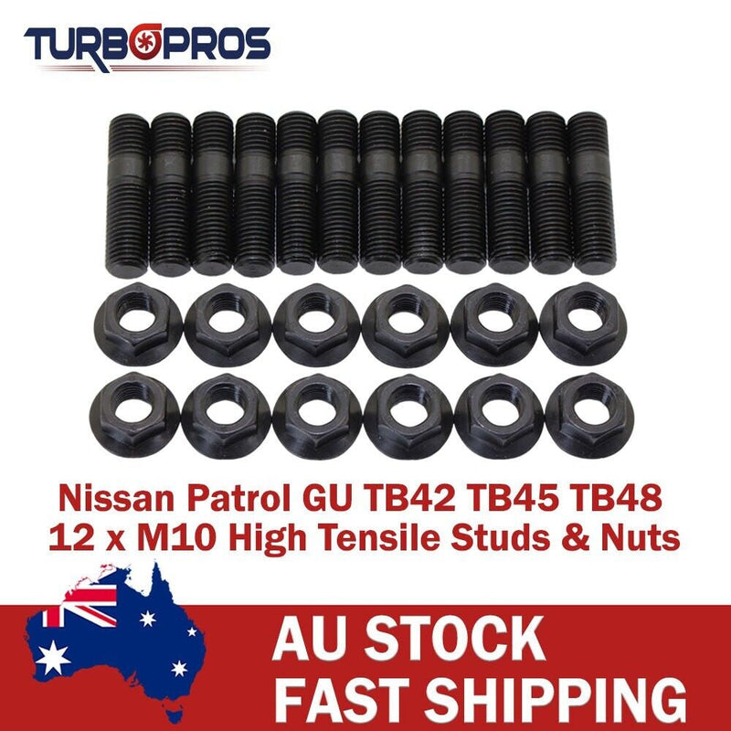 Nissan Patrol TB42 4.2L High Tensile Exhaust Manifold Stud Kit