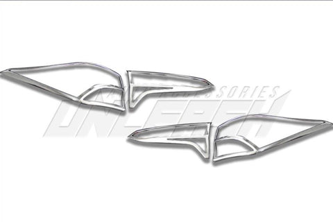 Chrome Taillight Cover/Surrounds for Toyota Fortuner 2016-2021