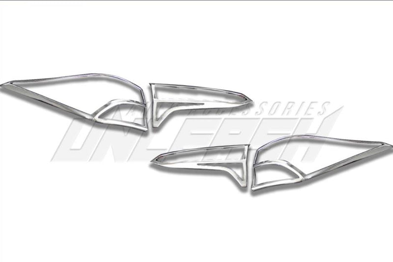Chrome Taillight Cover/Surrounds for Toyota Fortuner 2016-2021