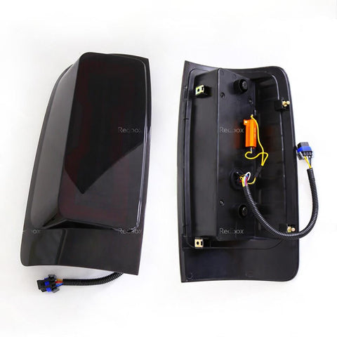 Smoked LED Rear Tail Light Lamp Set to suit Holden Colorado RG — image 1