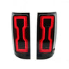 Smoked LED Rear Tail Light Lamp Set to suit Holden Colorado RG — image 2