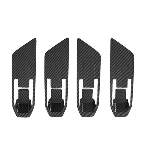 Carbon Fiber Inner Door Handle Cover to suit Mitsubishi Triton — image 2