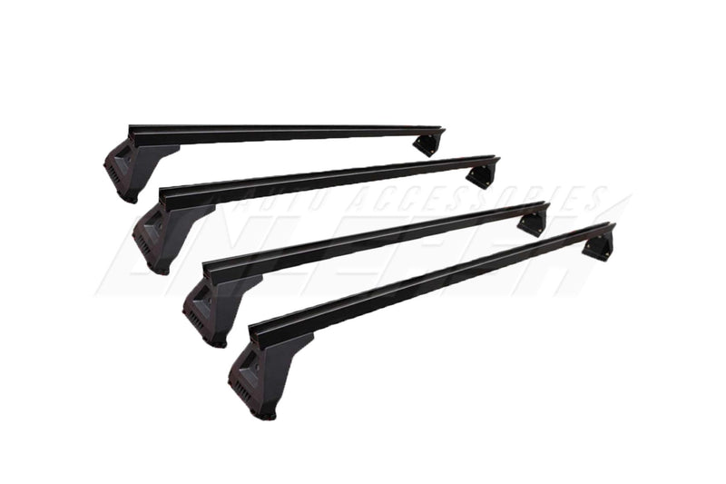Black Aluminum Roof Racks For Nissan NV350 Caravan 2012-Current-Set of Four