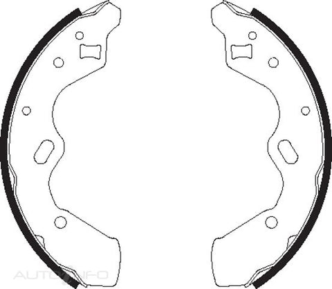 Bendix Brake Shoes Rear Ford Mazda W/abs - BS1694