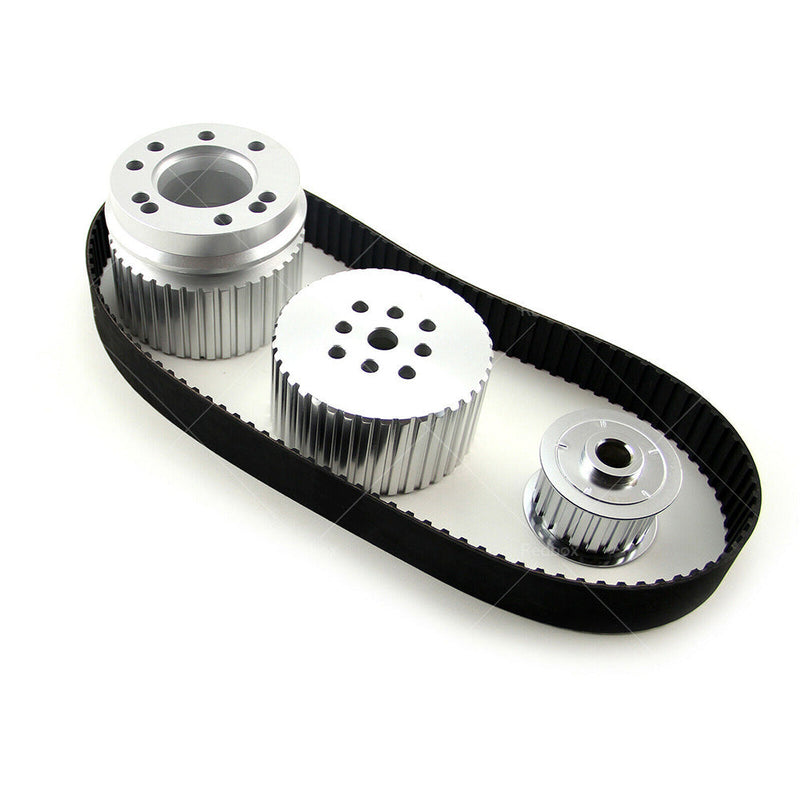 Small Block 302 351C Cleveland Gilmer Belt Drive Pully Kit to suit Ford — image 1