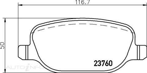 C-Plus Brake Pads Rear Alfa 159 Spider - MDB2624