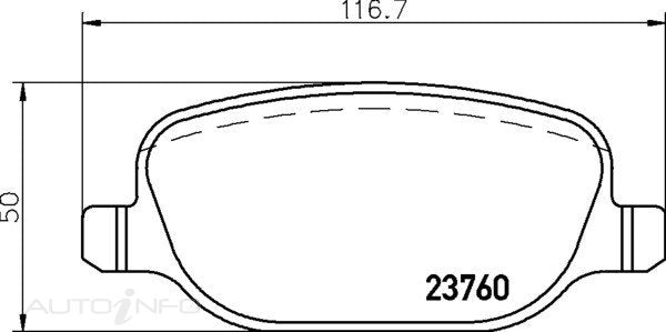 C-Plus Brake Pads Rear Alfa 159 Spider - MDB2624