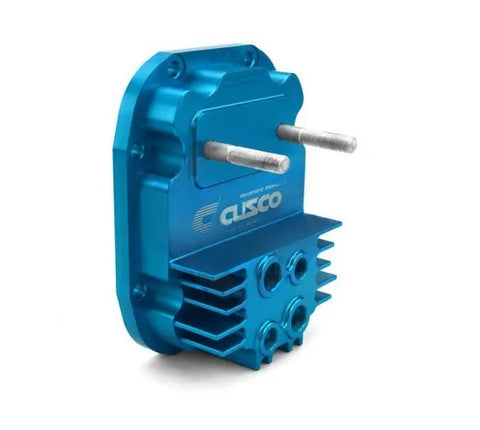 Cusco Increased Capacity Rear Differential Cover R180 - Blue (STi 04-20) — fits Subaru STI