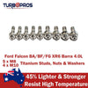 Ford Falcon XR6 BA / BF / FG Barra Titanium Turbo Charger Stud Kit