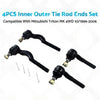 Inner & Outer Tie Rod End Kit to suit Mitsubishi Triton MK 4WD — image 1