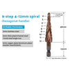 Cobalt Steel Step Cone Drill Bit Hole Cutter 4-12/20/32mm to suit Stainless — image 5
