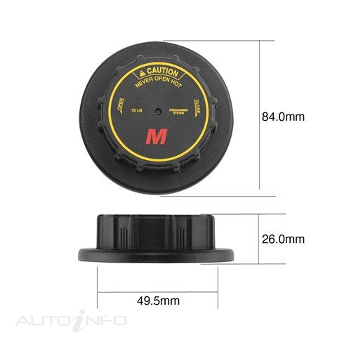 Tridon Radiator Cap Holden Toyota Cav RS39 - CM15100