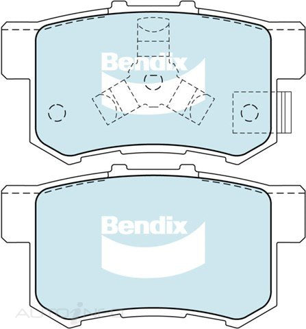 Bendix Brake Pads Rear Honda CR-V 2.4 05-On - DB1728GCT