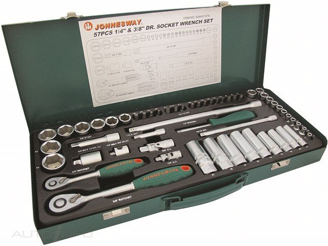 Jonnesway 1/4-3/8DR Combination Socket Set - S04H3157S