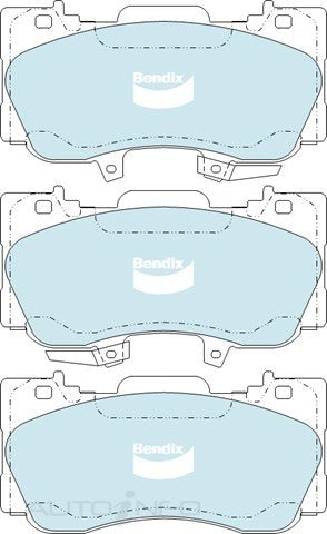 Bendix Brake Pads Front for Must 14-On - DB2475GCT