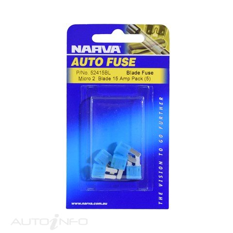 Narva Micro 2 Blade Fuse 15AMP - 52415BL