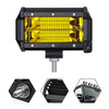2x 5inch Flood LED Light Bar (Pair) to suit Universal Offroad Work Driving Fog Lam — image 2