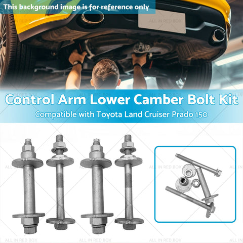 4x Lower Control Arm Camber Bolt Kit to suit Toyota Prado 150 — image 2
