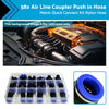 58pcs Air Line Coupler Push in Hose Joiner Metric Quick Connect Kit — image 6