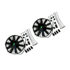 2x 9inch 12V 80W Electric Radiator Fan With Mounting Kit (Pair) to suit Holden Ast — image 2