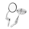 Chrome Round Rearview Bar End Mirror to suit Motorcycle — image 3