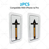 iPhone 14 / Pro / Max / Plus 2PCS Tempered Glass Screen Protector Suitable