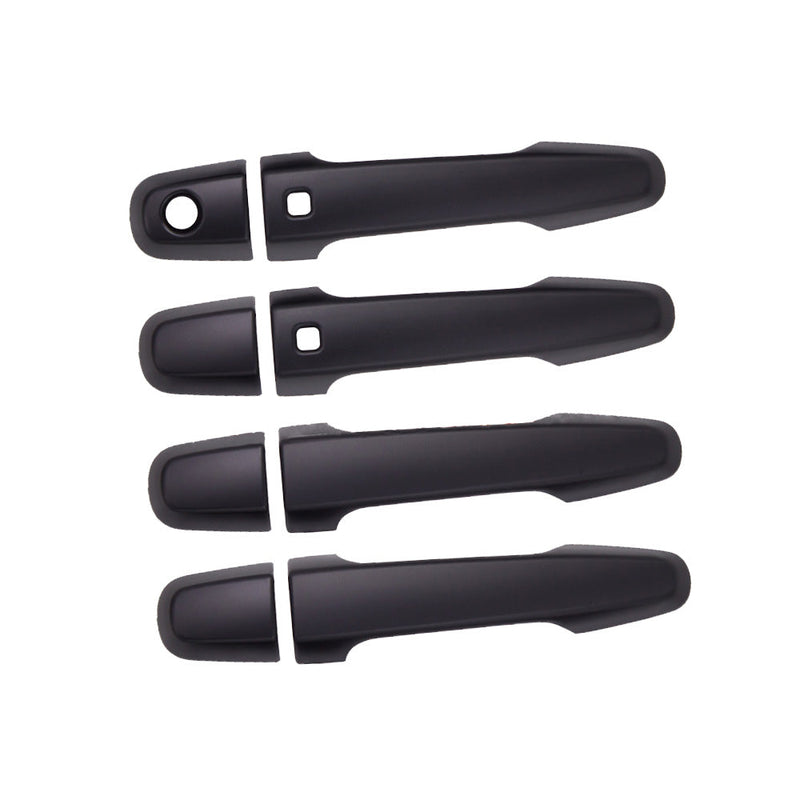 4PCS Matt Black Door Handle Cover to suit Mitsubishi Triton MQ MR — image 1