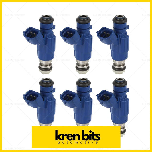 6Pcs Fuel Injector Suitable For Nissan Patrol Y61 Tb48De Rb25Det 16600-Aa500 Air & Delivery>Fuel