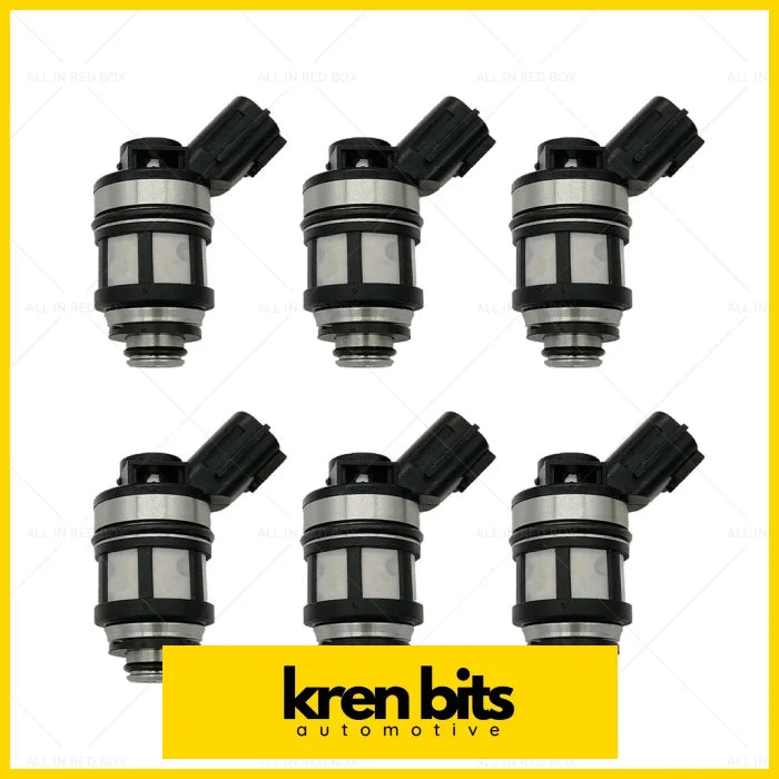 6PCS Fuel Injectors Suitable for Nissan Patrol GU Y61 4.5L 1997-2001 16600-38Y10 Kren Bits