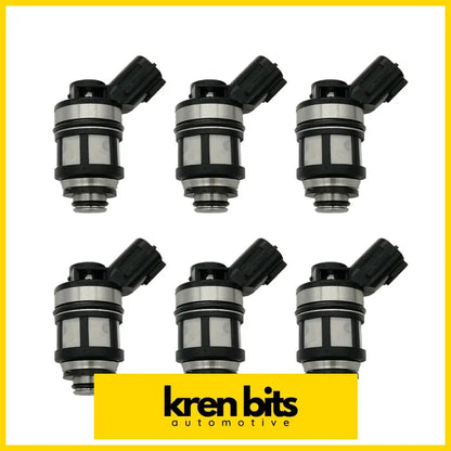 6Pcs Fuel Injectors Suitable For Nissan Patrol Gu Y61 4.5L 1997-2001 16600-38Y10 Air &