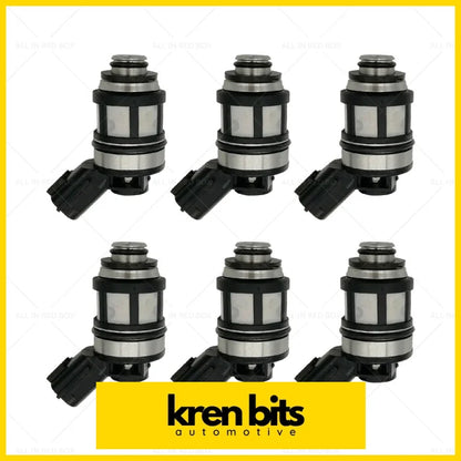 6Pcs Fuel Injectors Suitable For Nissan Patrol Gu Y61 4.5L 1997-2001 16600-38Y10 Air &