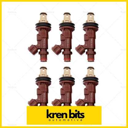 6PCS Fuel Injectors Suitable For Toyota Hilux Prado 5VZ-FE V6 3.4L 23250-62040 Kren Bits