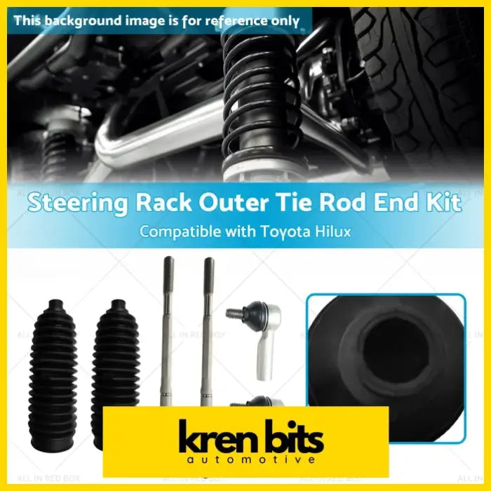 6PCS Inner Rack Tie Rod End Kit Suitablefor 05-15 Toyota Hilux 4WD - Steering & Suspension>Tie Rods Linkages