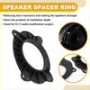 Black plastic 6x9 to 6.5 inch car speaker spacer ring adaptor with mounting tabs for toyota made of abs plastic