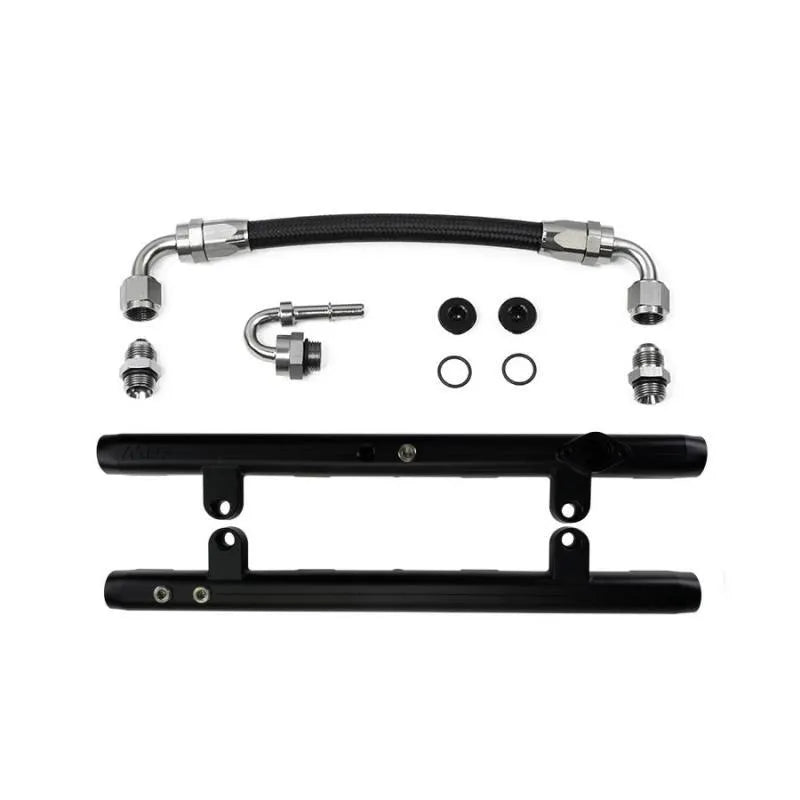 Deatschwerks 3 Valve Fuel Rail with Crossover (Mustang GT 05-10)