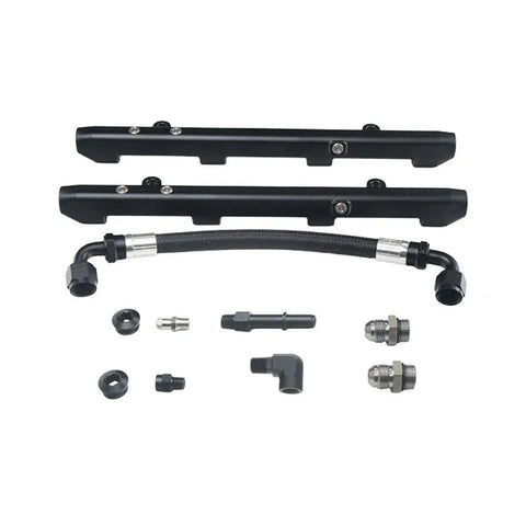 Deatschwerks Fuel Rails w/ Crossover (F-150 5.0L 20-23) — fits Ford F-150 Gen 8