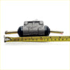 Gray metallic 7/8 rear brake cylinder for toyota hilux 1978-1983 with black rubber seals and brass rods visible