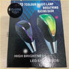 Sleek black and silver 7 colour led shift knob for toyota crown with high brightness breathing racing dash effect