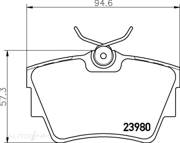 C-Plus Brake Pads Rear Mitsubishi Exp Renault Tra - MDB2258
