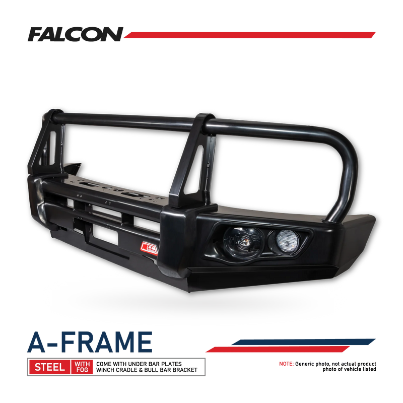 MCC Falcon 707-02 A-Frame Bar - Isuzu D-Max 2003-2006