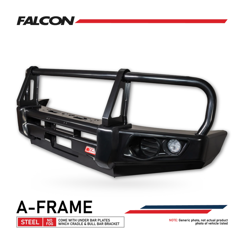 MCC Falcon 707-02 A-Frame Bar - Toyota Prado 150 Facelift 2017+