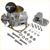 Silver metallic 70mm alloy throttle body with mounting bracket and hardware for mitsubishi evolution vii ix 4g63 turbo