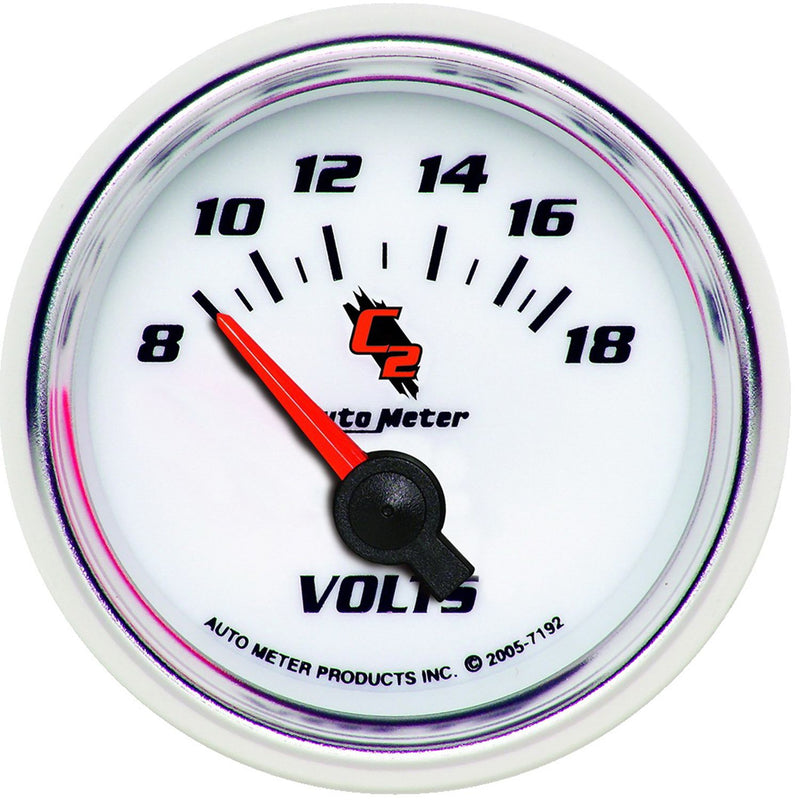 AutoMeter C2 Series 2-1/16in Voltmeter AU7192