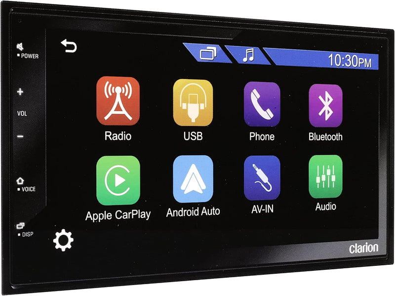 Clarion Audio Double Din 6.8In Mechless Av Receiver With