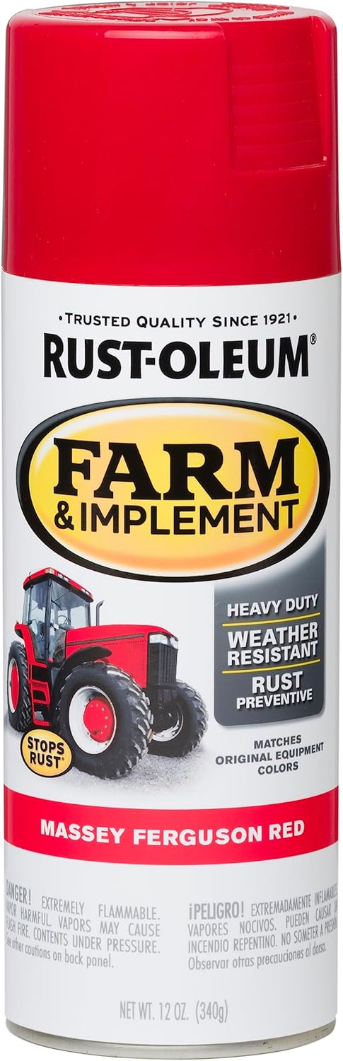 Rust-Oleum Farm & Implement Massey Ferguson Red - Spray