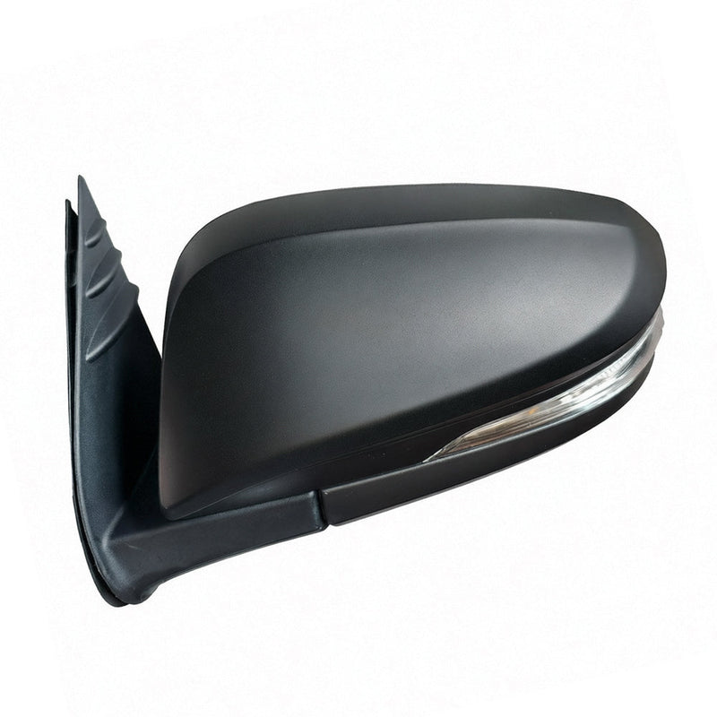 Black Left Electric Door Mirror LED to suit Toyota Hilux — image 1